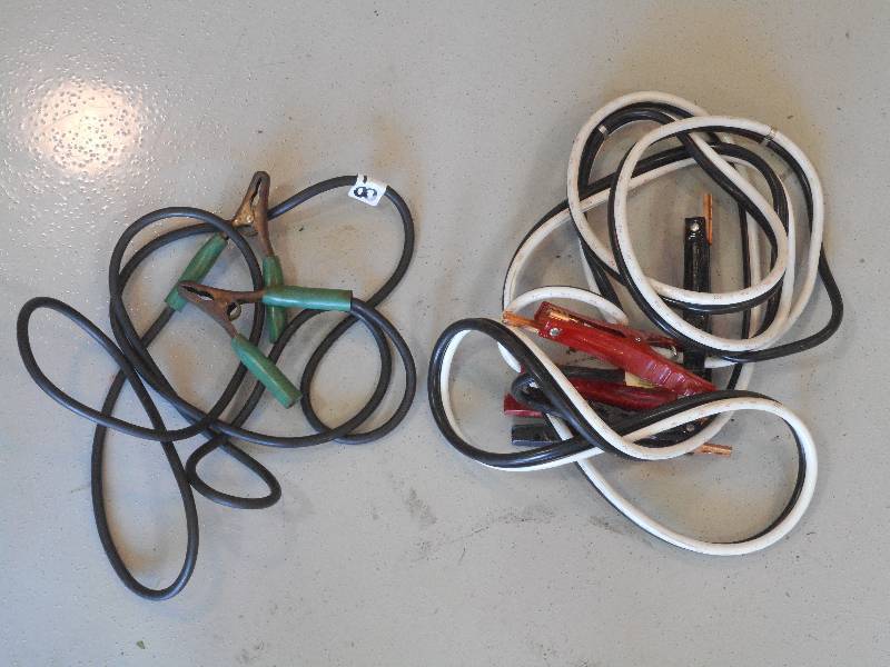 lot 87 image: (2) Sets Of Jumper Cables ...