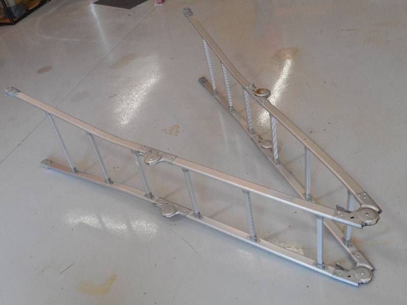 lot 110 image: Multi-Function Folding Aluminum Lad...