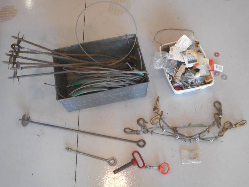 lot 120 image: Lot Of Assorted Ground Anchors, Ha...