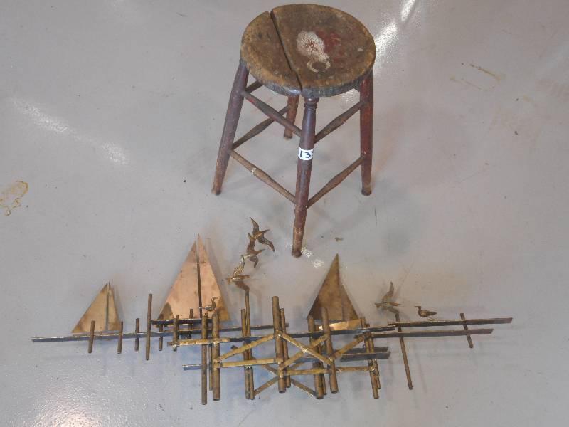 lot 133 image: Antique Wooden Steel & Unique Docks...