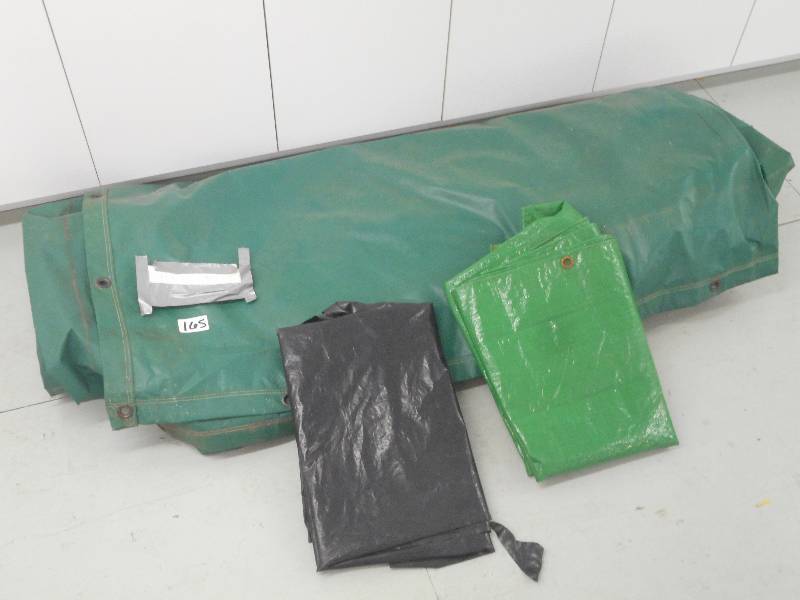 lot 165 image: Ski-Supreme Boat Lift Canopy & (2) ...