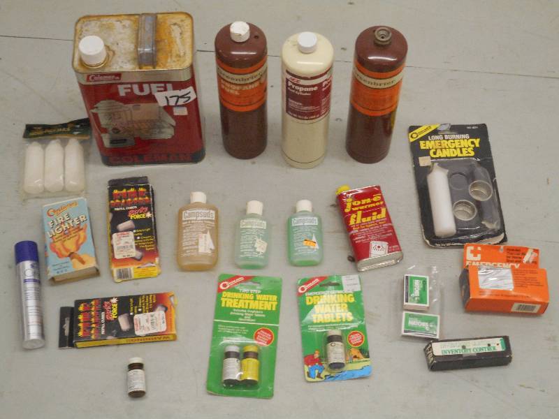 lot 175 image: Lot Of Assorted Fuel, Camping Supp...