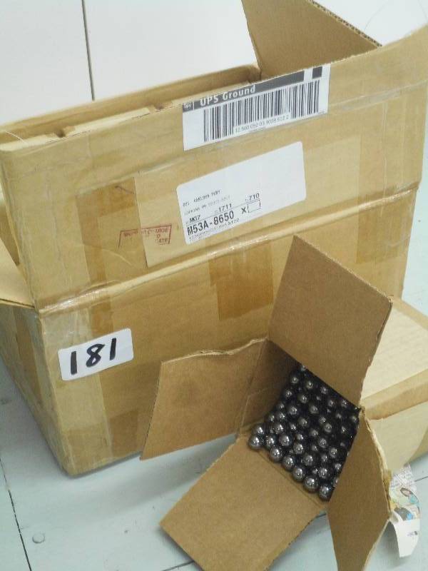 lot 181 image: (7) Boxes Of New 716 Steel Marble...