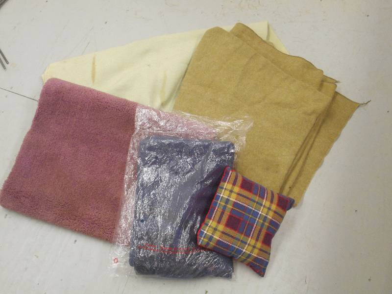 lot 182 image: Lot Of Floor Rug, (2) Wool Blanket...