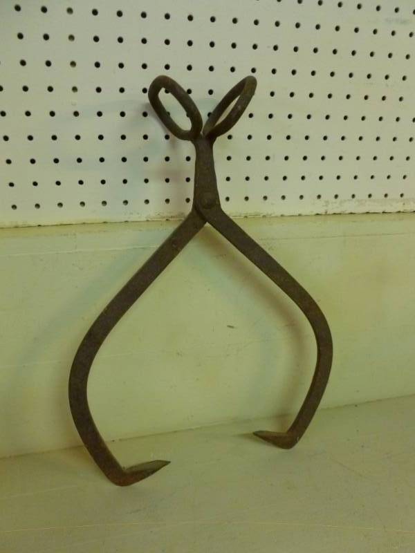 lot 34 image: Vintage Ice Tongs