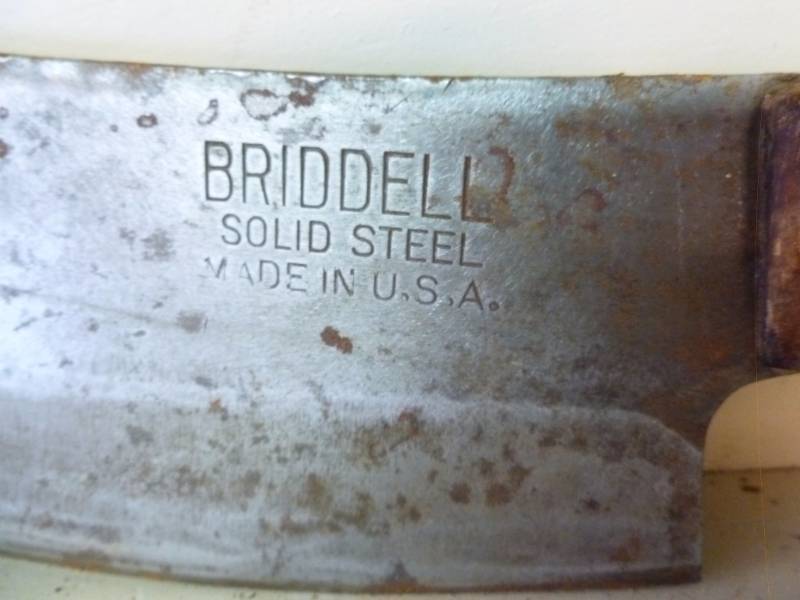 lot 37 image: Vintage Cleaver Knife