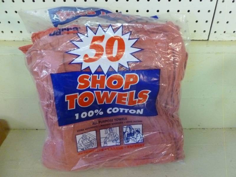 lot 162 image: Shop Towels