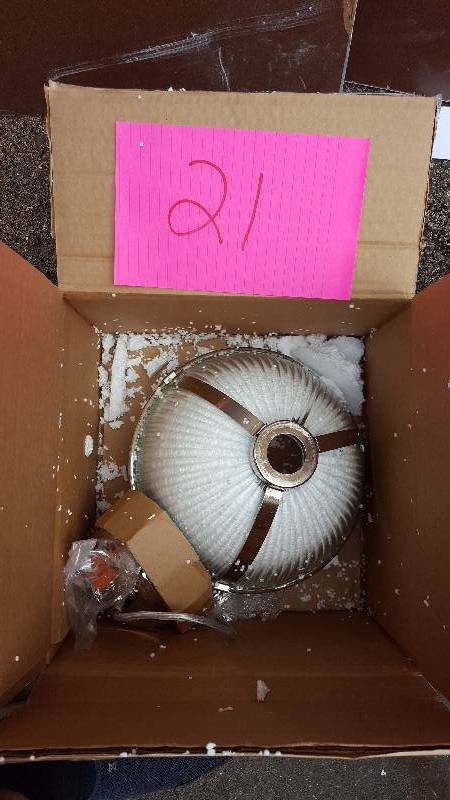 lot 21 image: Hard Wired Pendant Light PKW-6806-8031 New