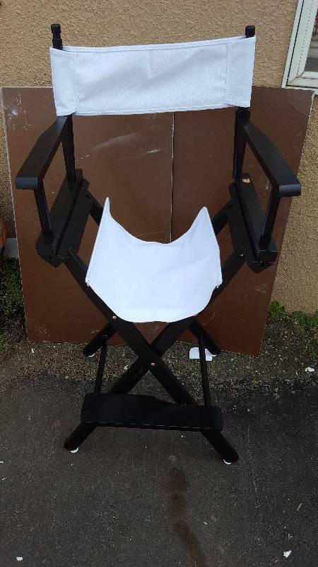 lot 22 image: Home Decorators Collection  Directors Black Bar Stool Frame New