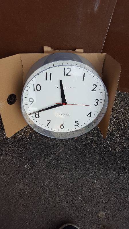 lot 23 image: Time Pill Wall Clock 11 Diameter New