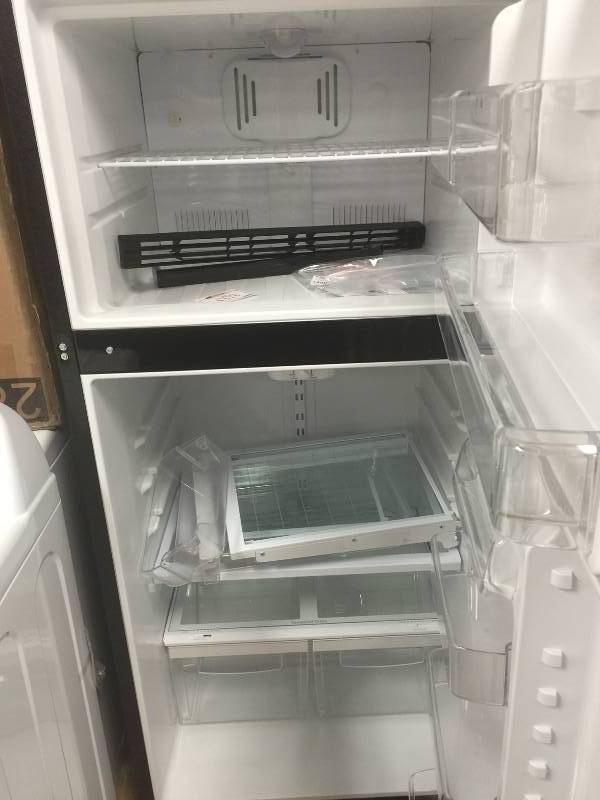 lot 54 image: Haier  Top Mount Refrigerators Black  New model HT18TS78SE