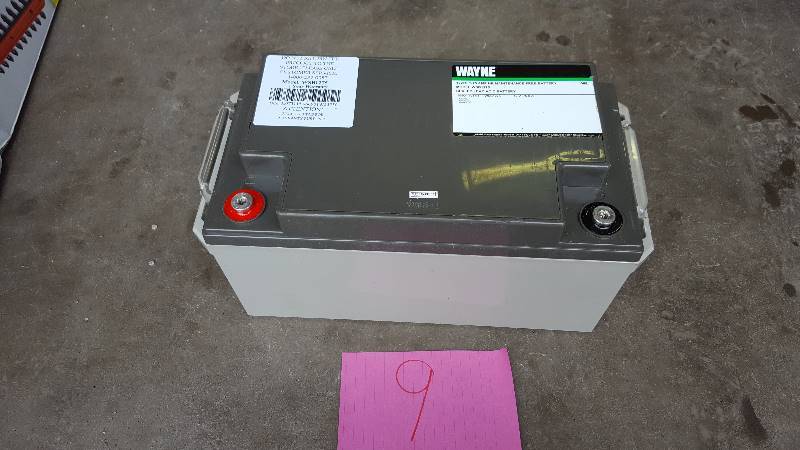 Wayne Water WSB1275 Maintenance Free Pump Battery - 75 Amp, 12 Volts