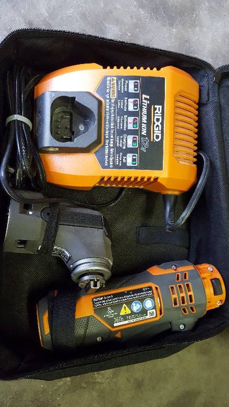 Ridgid JobMax 12-Volt Multi-Tool with Tool Free Head - tool only accessories not included