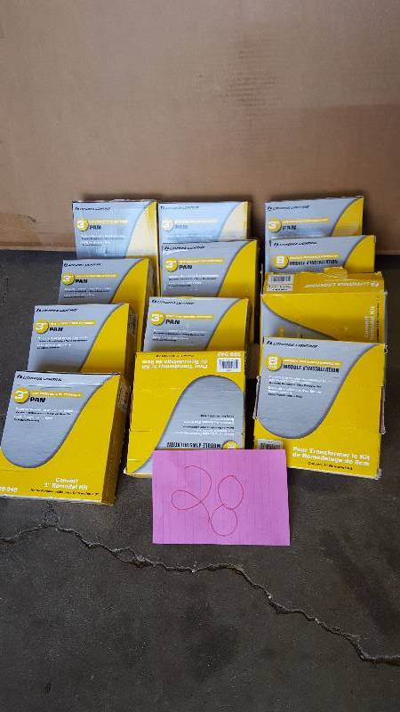 Lot of 12 New - Lithonia Lighting LKA3P M6 3 New Construction Pan
