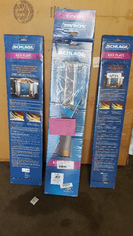 Lot of 3 Schlage Kick Plates
