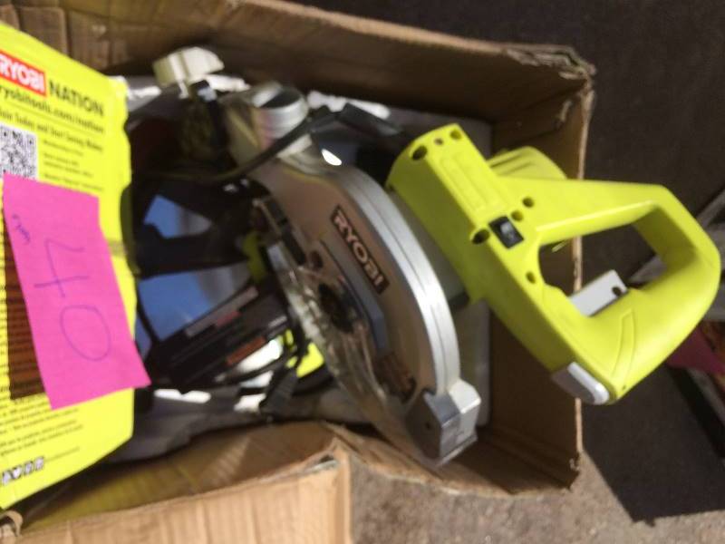 Ryobi 14 Miter Saw with Laser used tested works