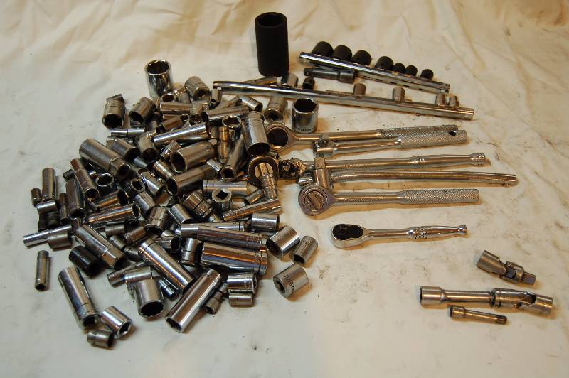 Assorted Ratchets and Sockets