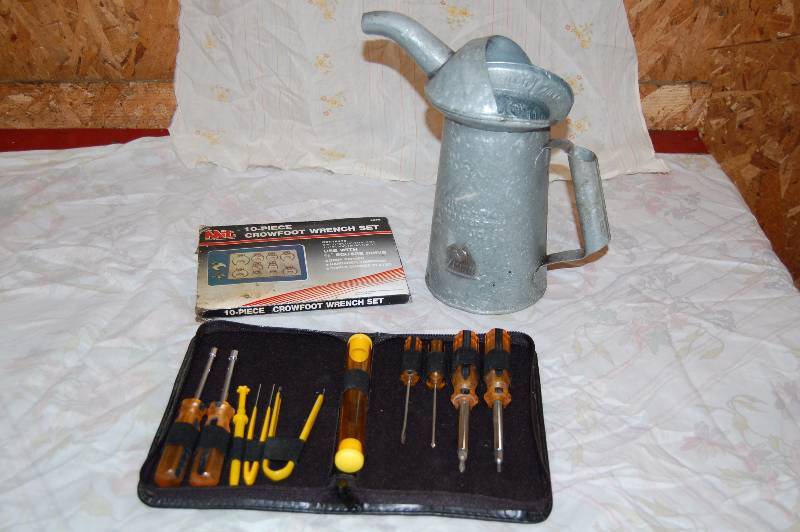 Oil Can and Tools