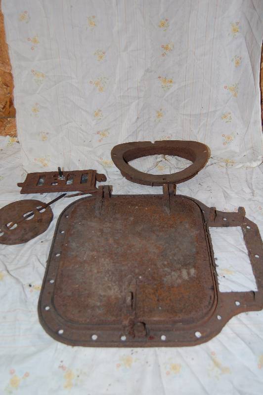 Barrel Stove Door and Venting Pieces