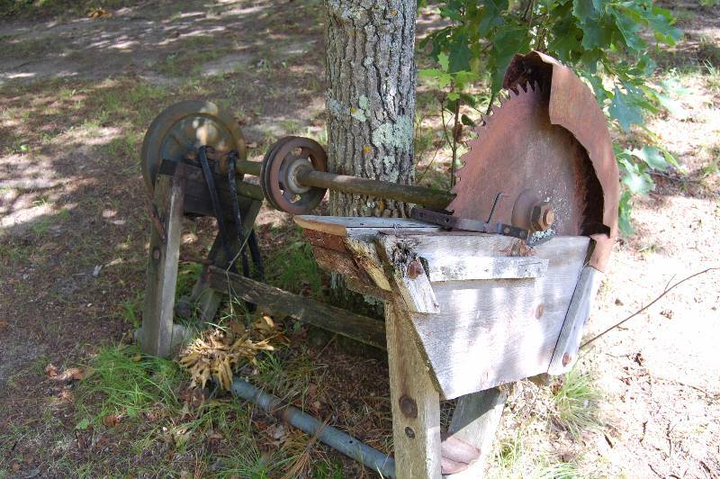 Old Saw on Stand