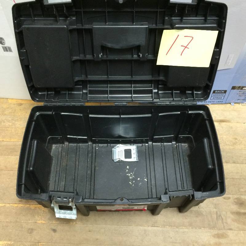 lot 17 image: Husky 22 in. Tool Box Model # 206573