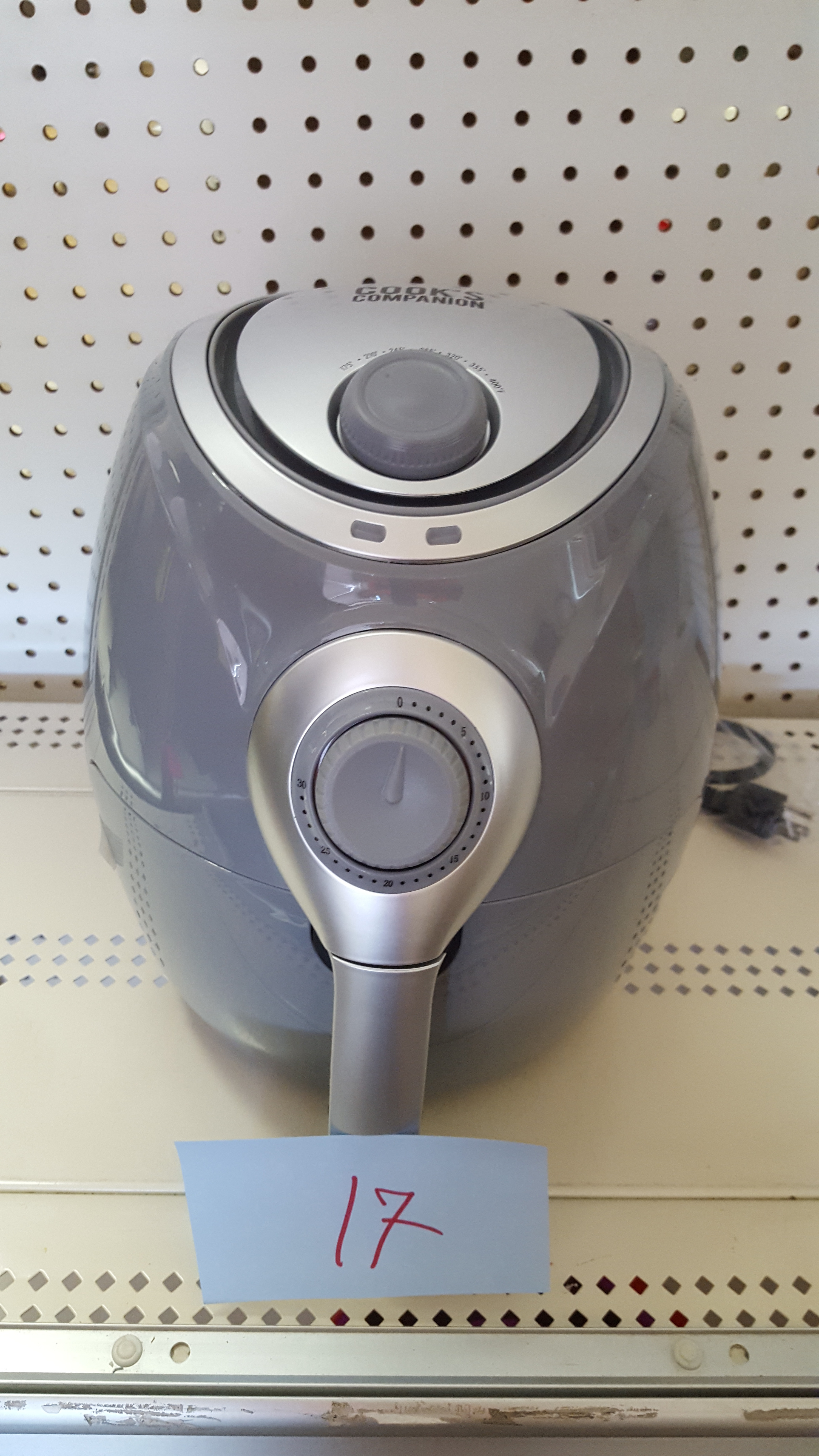 Cooks Companion 1200 W Air Fryer Silver KX Real Deals Auction