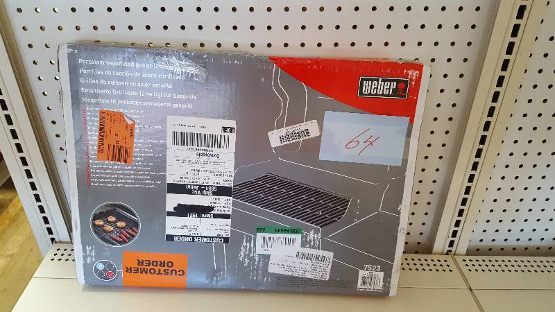 lot 64 image: Weber Porcelain-Enameled Steel Cooking Grates (2-Pack)