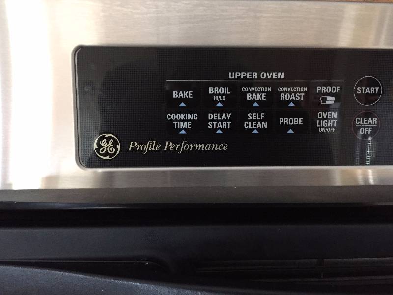 WOW! GE Profile Performance Truetemp Stainless Upper Convection & Lower