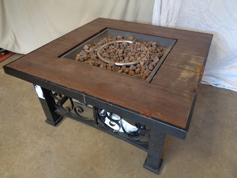 New Steel with Fiberglass Type Top Propane Fueled Firepit