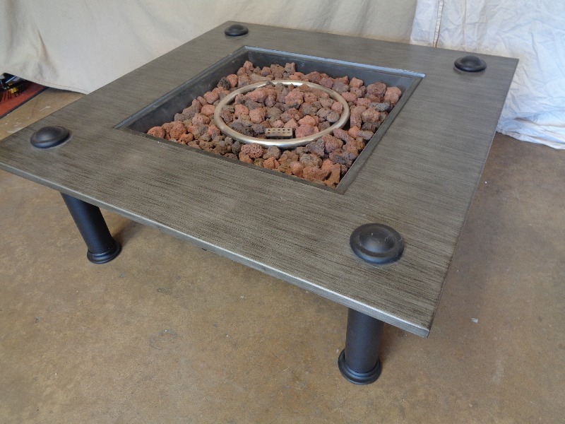 New Steel Propane Fueled Firepit