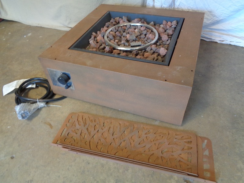New Steel Construction Propane Fueled Firepit