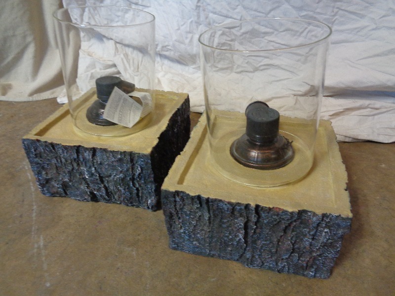 Pair of Tabletop Fire Bowls