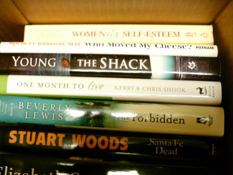 Books (18) self help, novels