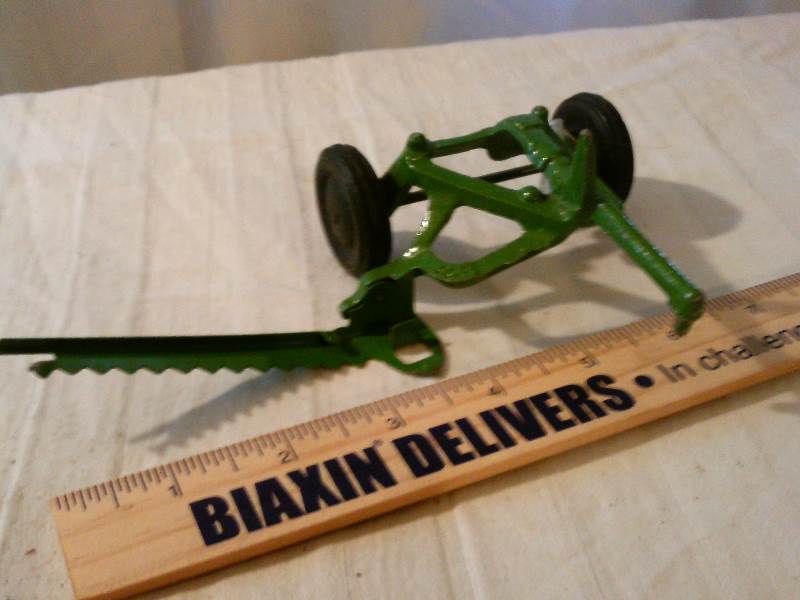 Sickle Mower toy 50s vintage Oliver, John Deere
