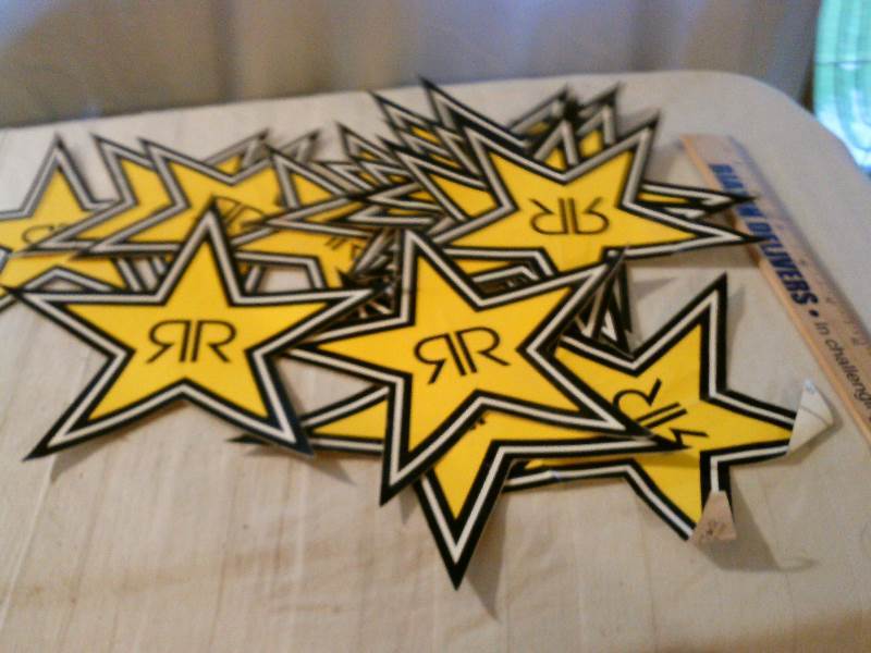 Authentic Rockstar Stickers