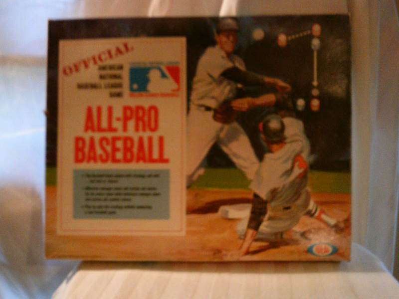 Major League Baseball,   MLB All-Pro Baseball, strategy game 1969. excellent condition