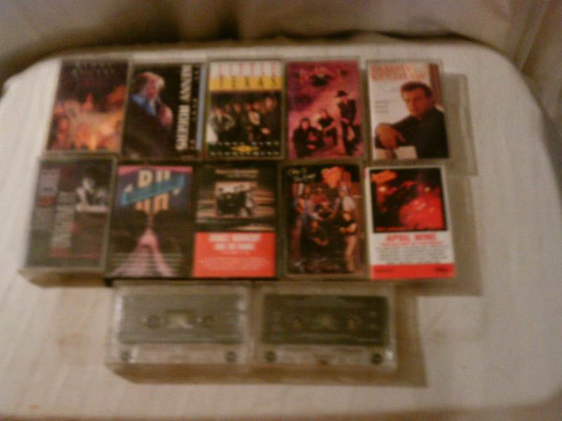 Misc. Music Cassettes lot of 12