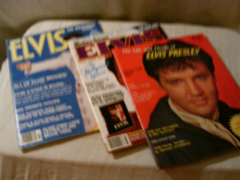 Elvis Presley magazines, 70s collector editions Set of 3, Clean and fresh