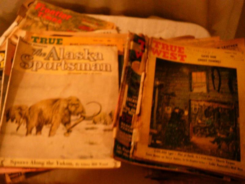 Various Magazines Lot of 13 - vintage True West, Alaska Sportsman