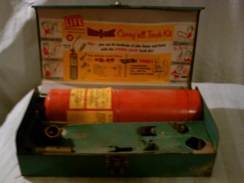 Bernz-o-matic carry all torch kit 40s or 50s vintage