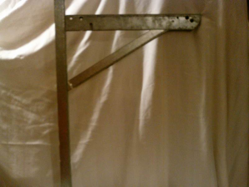 2 Sterling heavy duty metal shelf brackets