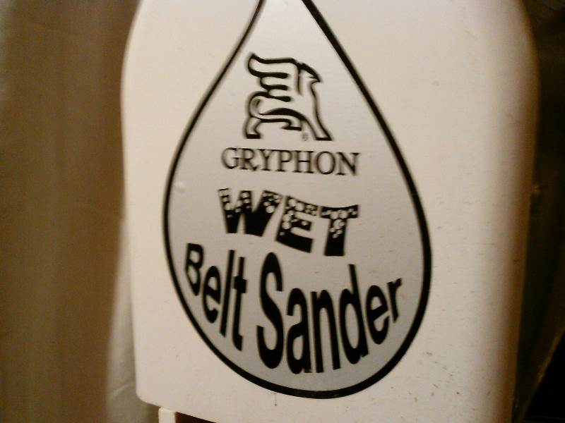 Gryphon Wet Belt Sander - works like a champ