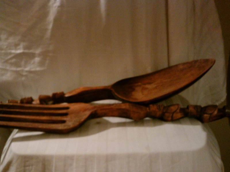 Tiki XL Spoon and Fork