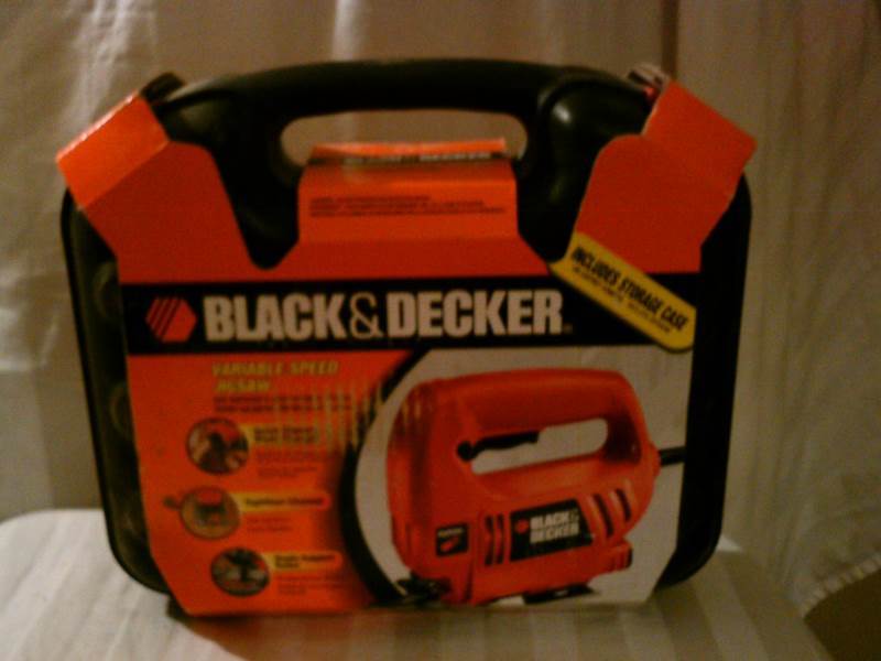 Black and Decker, variable speed jog saw, new in box