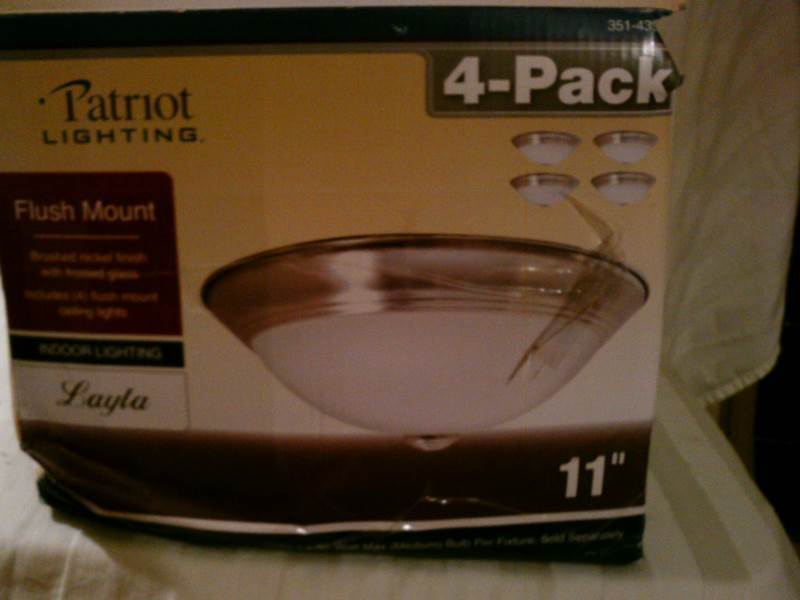 Patriot Ceiling Lights 11 (lot of 2)