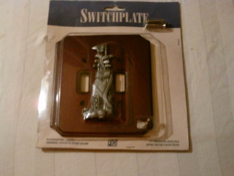 Light Switch plate, Golf