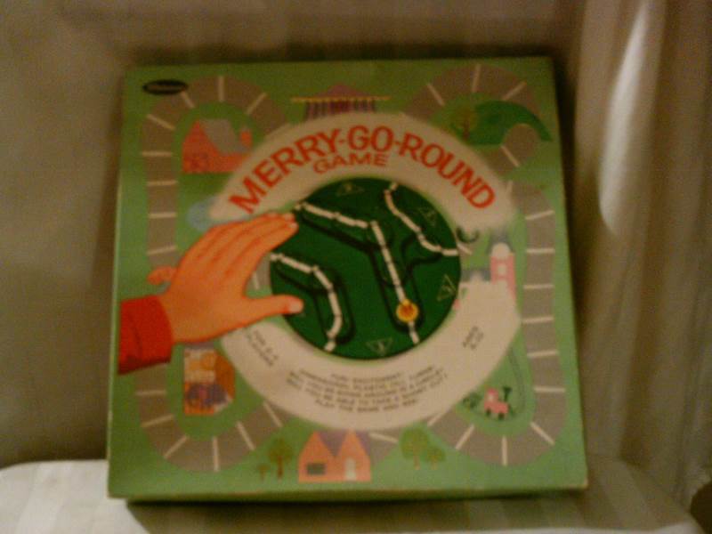 Merry Go Round Game, vintage, 1963