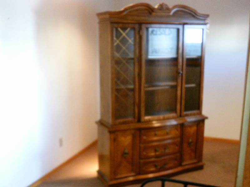 Basset Dining Room Buffet and Lighted Hutch