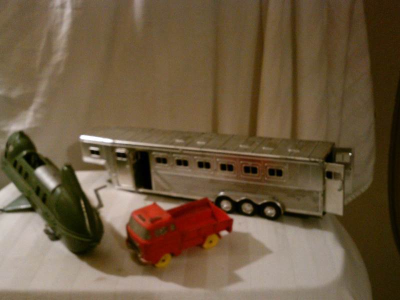 Assorted vintage toys