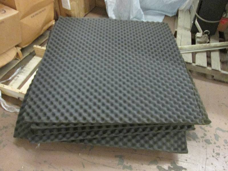 6 thin foam pads, 4 x 4 foot...